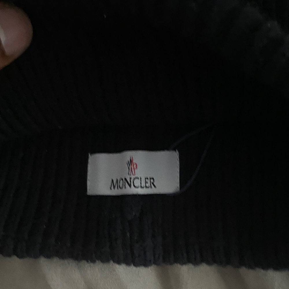Moncler Dark Knit Hat - Picture 2 of 2